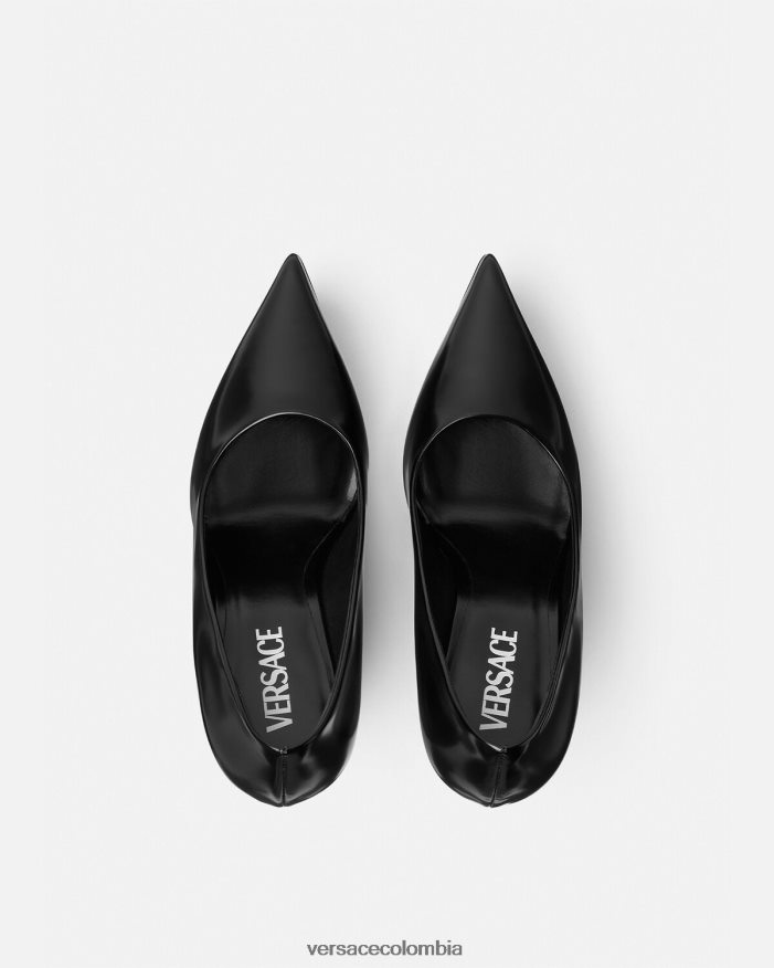mujer bombas de plataforma tempestad Versace negro 2RP40F491 zapato