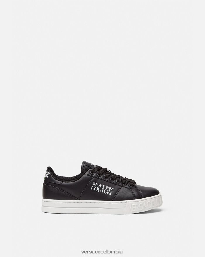 mujer tenis corte 88 Versace negro 2RP40F2314 zapato
