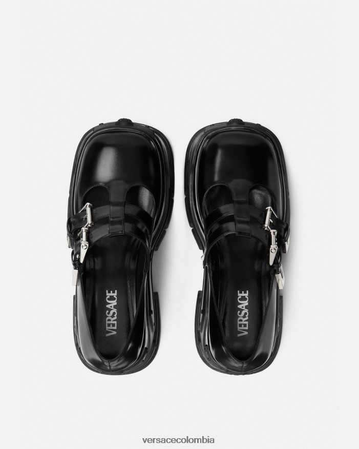 mujer zapatos de tacón con plataforma Medusa Versace negro 2RP40F497 zapato