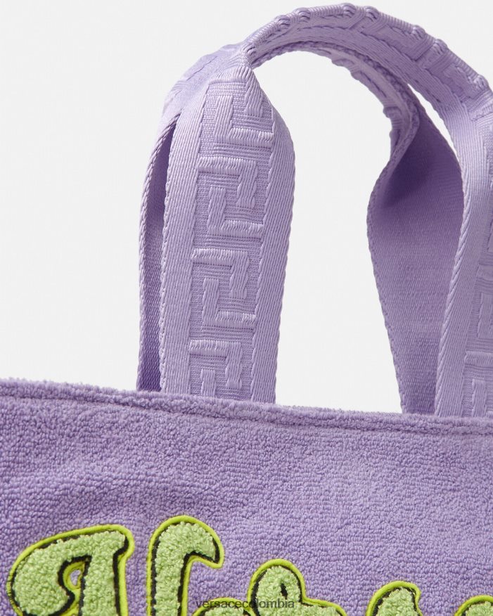 niños bolso shopper con logo Versace lila 2RP40F2076 bolsas