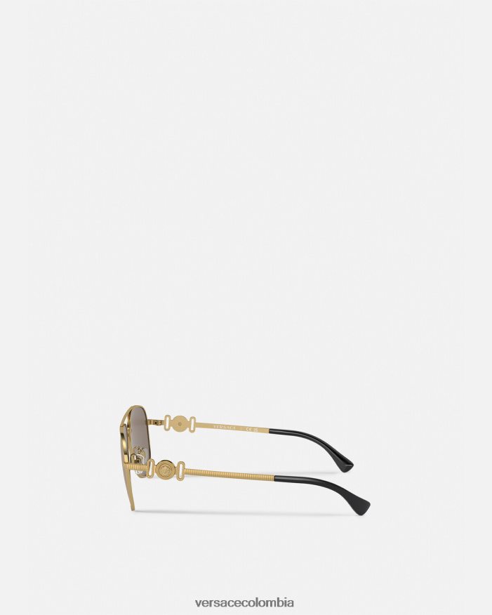niños gafas de sol de aviador medusa Versace onul 2RP40F2139 accesorios