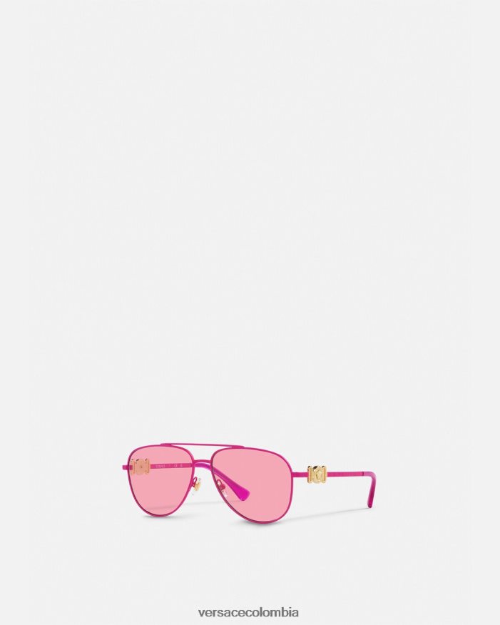 niños gafas de sol de aviador medusa Versace púrpura 2RP40F2058 accesorios