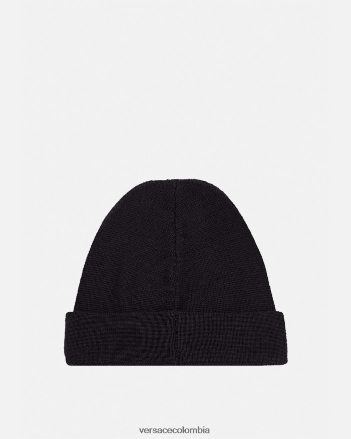 niños gorro con logo de medusa Versace negro 2RP40F2078 accesorios