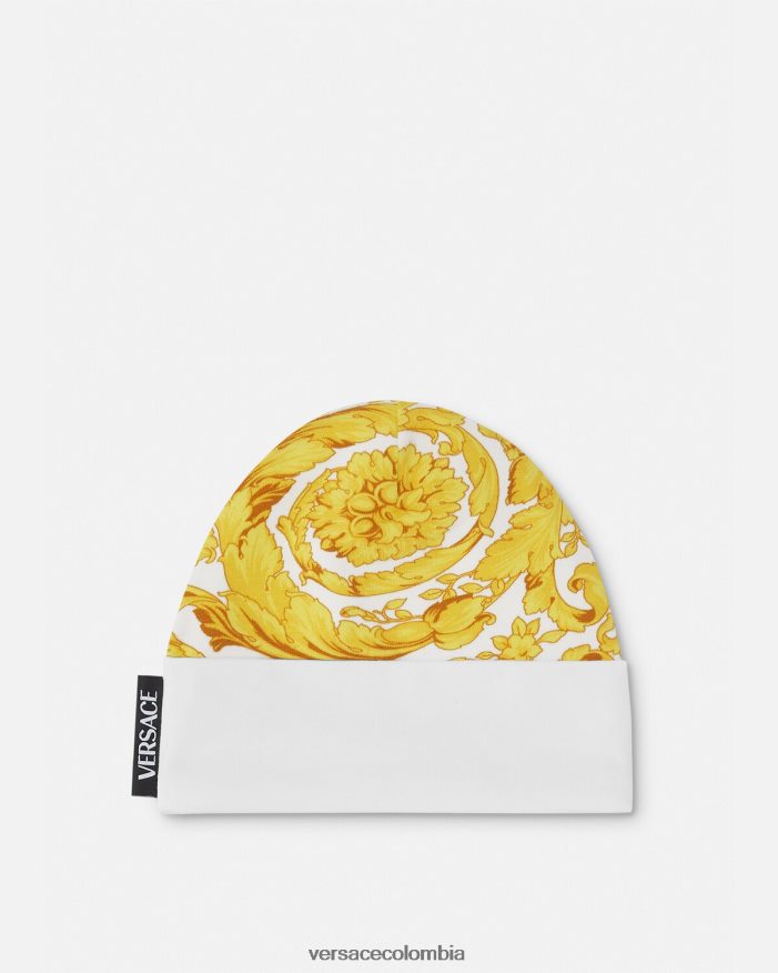 niños gorro de bebé barroco Versace Oro blanco 2RP40F1820 accesorios