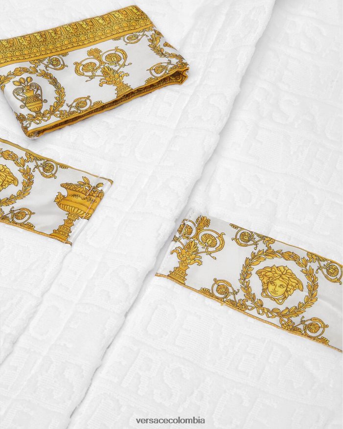 niños bata de baño Versace blanco 2RP40F2063 ropa
