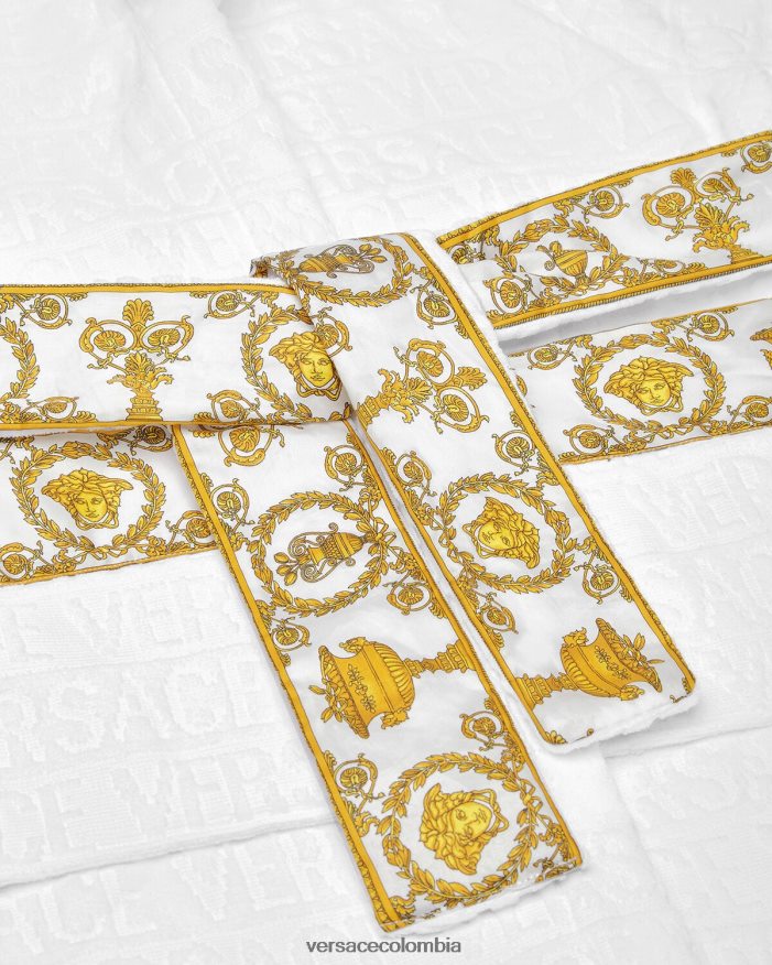 niños bata de baño Versace blanco 2RP40F2063 ropa