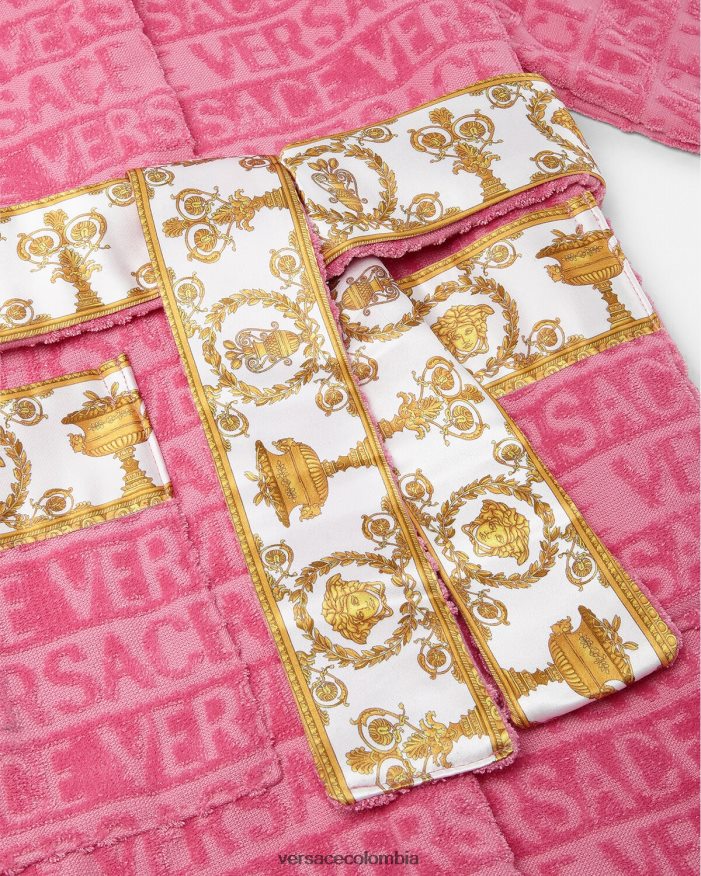 niños bata de baño Versace rosa 2RP40F2065 ropa