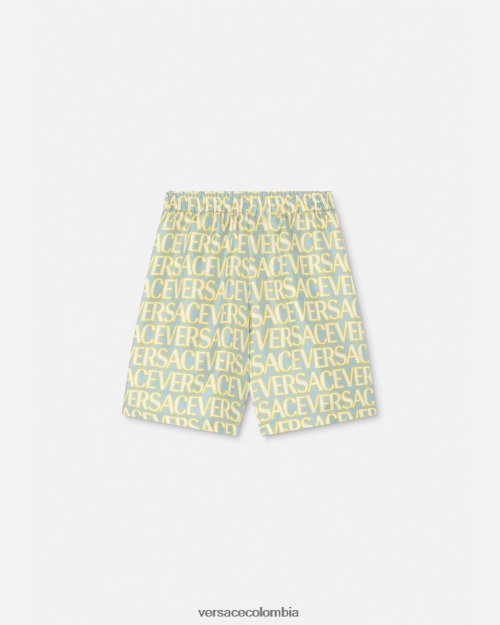 niños pantalones cortos de seda Versace imprimir 2RP40F2090 ropa