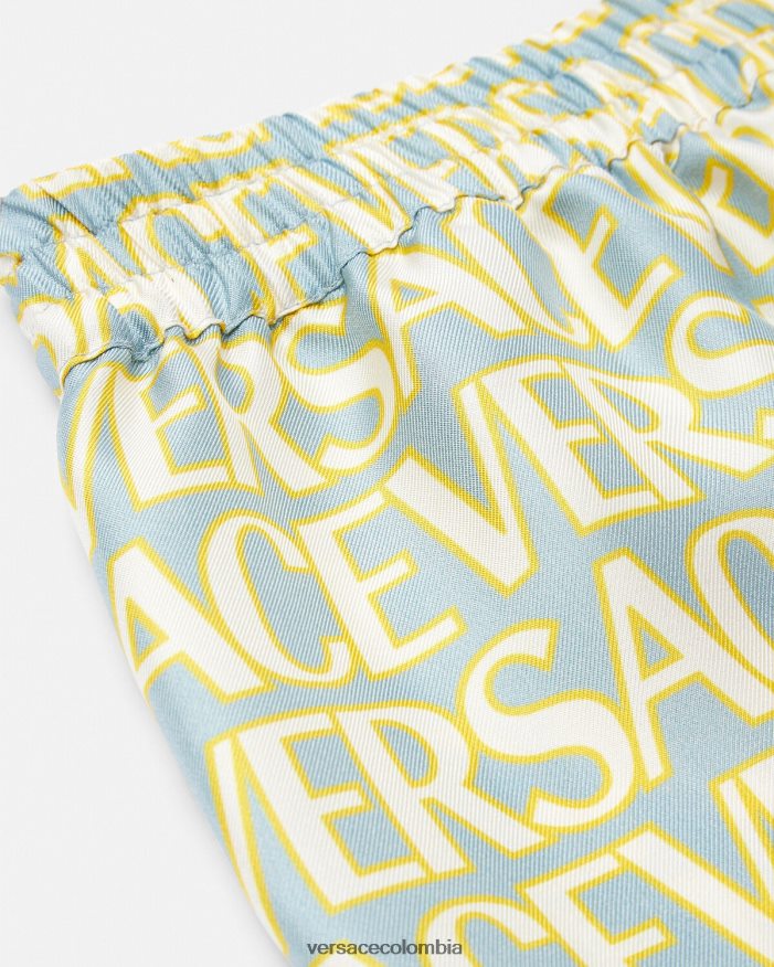 niños pantalones cortos de seda Versace imprimir 2RP40F2090 ropa