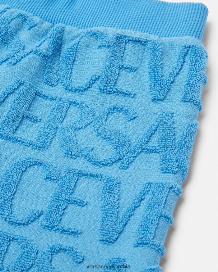 niños pantalones cortos de toalla Versace azul claro 2RP40F2087 ropa
