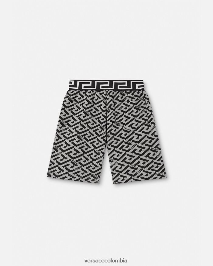 niños shorts deportivos la greca Versace gris y estampado 2RP40F2116 ropa