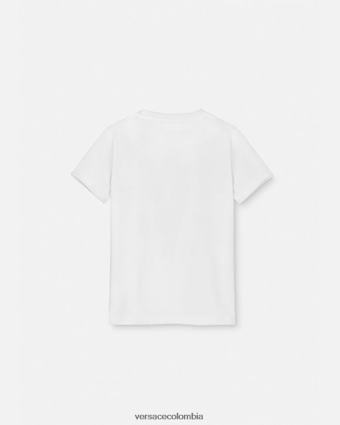 niños camiseta del conejo del año nuevo lunar Versace azul 2RP40F1991 ropa