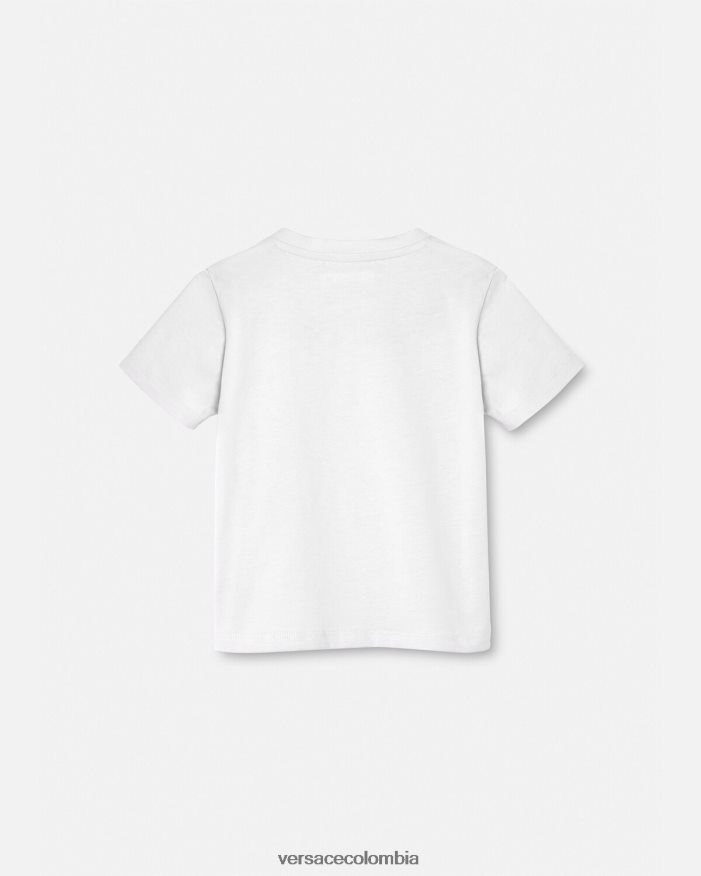 niños camiseta para bebé medusa Versace blanco negro 2RP40F1863 ropa