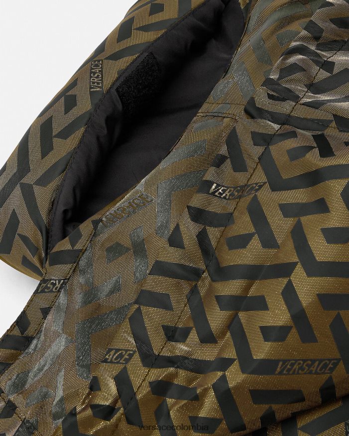 niños chaleco acolchado la greca Versace negro 2RP40F2117 ropa