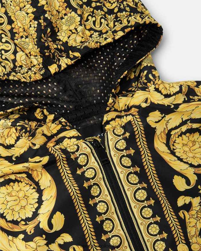 niños chaqueta cortavientos barroco Versace imprimir 2RP40F1983 ropa