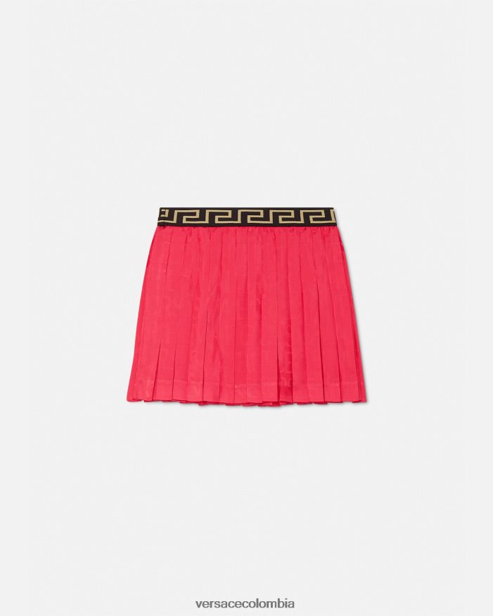 niños falda plisada por toda la prenda Versace rosa 2RP40F1978 ropa