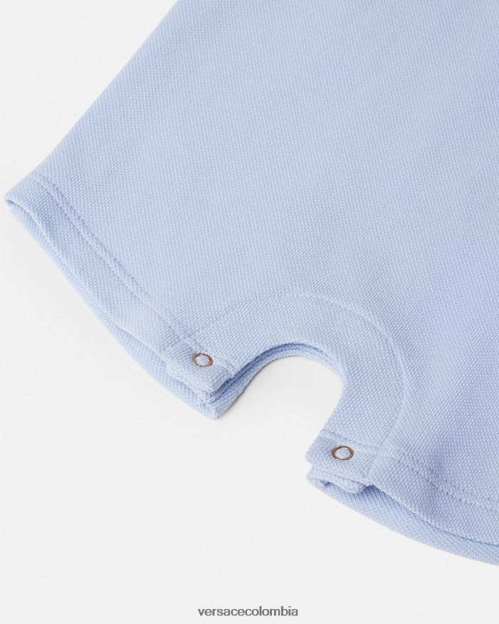 niños mameluco del bebé de la medusa Versace azul claro 2RP40F1833 ropa