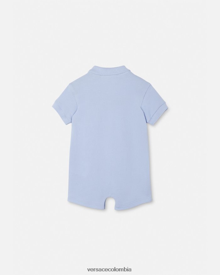 niños mameluco del bebé de la medusa Versace azul claro 2RP40F1833 ropa