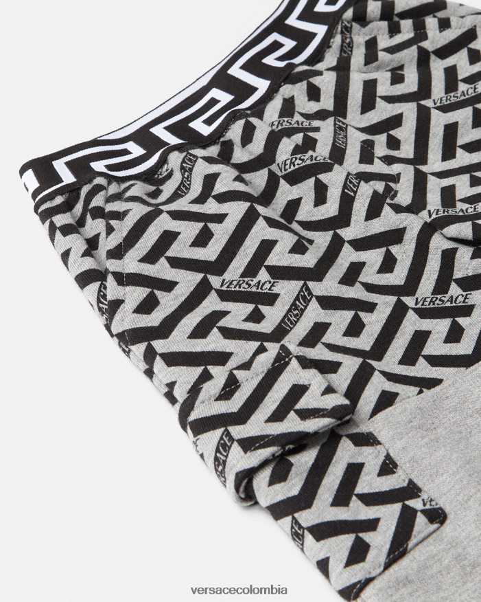 niños pantalon greca bebe Versace gris 2RP40F1911 ropa