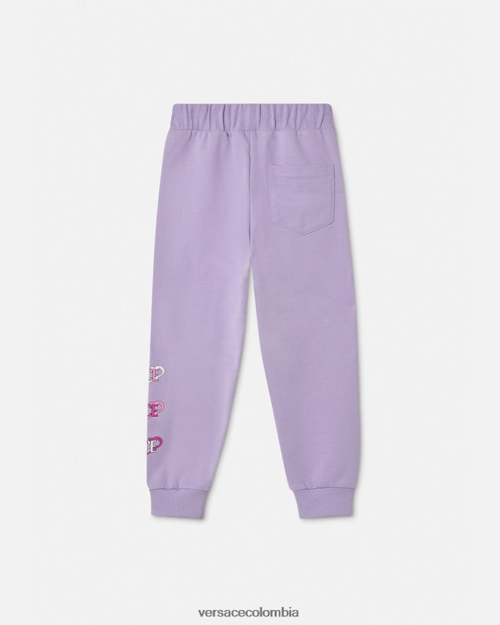 niños pantalones deportivos con imperdible Versace lila 2RP40F2019 ropa
