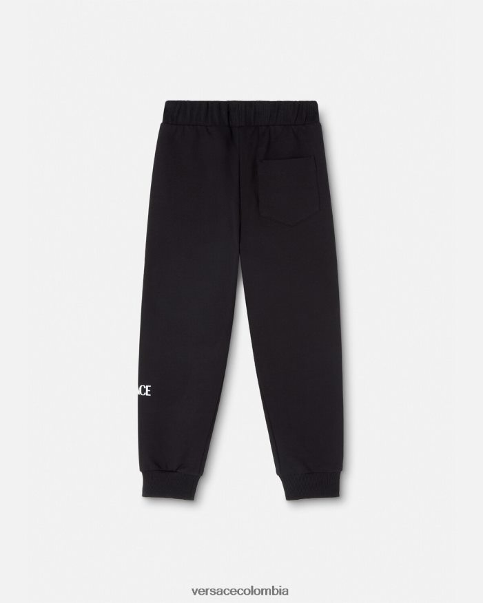 niños pantalones deportivos con logo Versace negro 2RP40F2014 ropa
