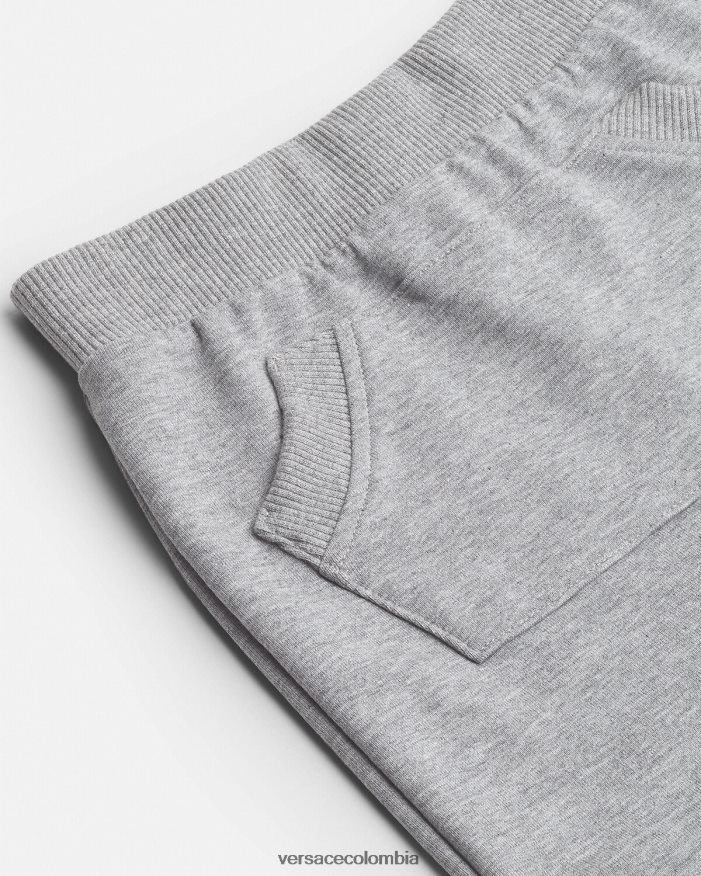 niños pantalones deportivos con logo para bebé Versace gris 2RP40F1862 ropa
