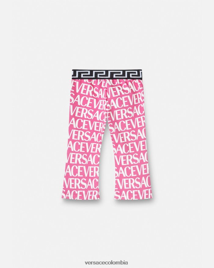 niños pantalones deportivos para bebé Versace rosa y estampado 2RP40F1873 ropa