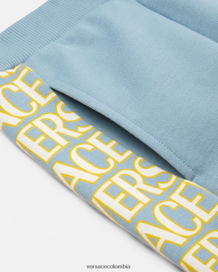 niños pantalones deportivos por toda la prenda Versace azul claro 2RP40F2089 ropa