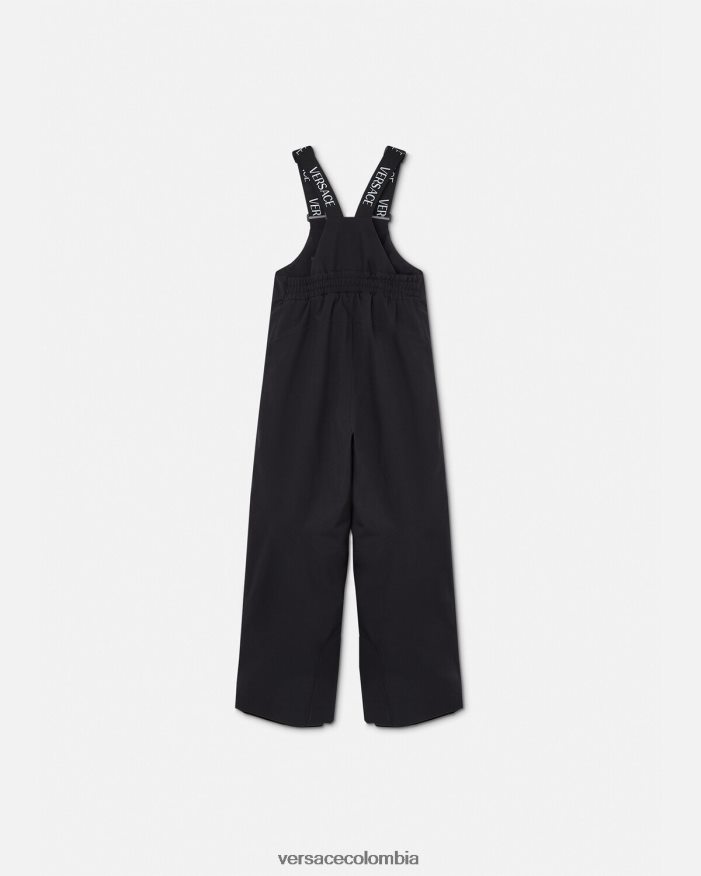 niños pantalones para la nieve con logo Versace negro 2RP40F1968 ropa