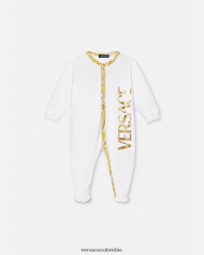 niños pijama de bebé barroco Versace Oro blanco 2RP40F1825 ropa