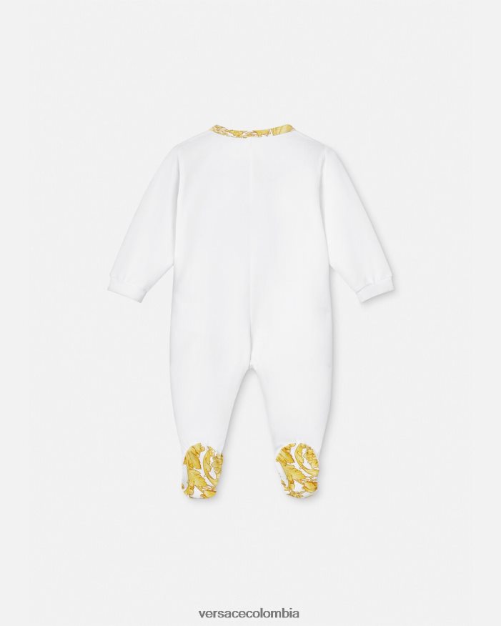 niños pijama de bebé barroco Versace Oro blanco 2RP40F1825 ropa