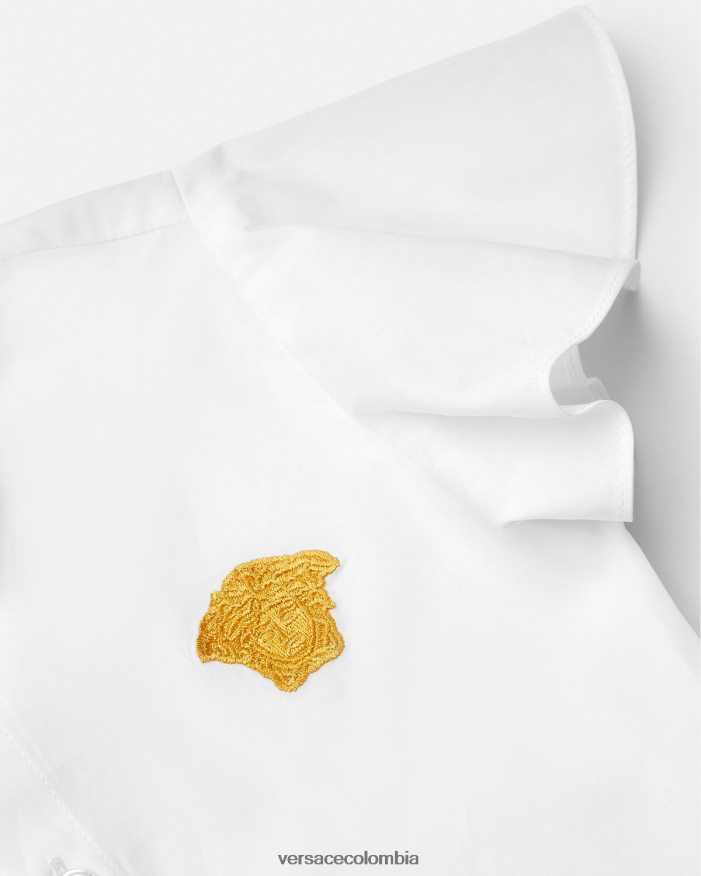 niños camisa de bebé medusa Versace Oro blanco 2RP40F1854 ropa