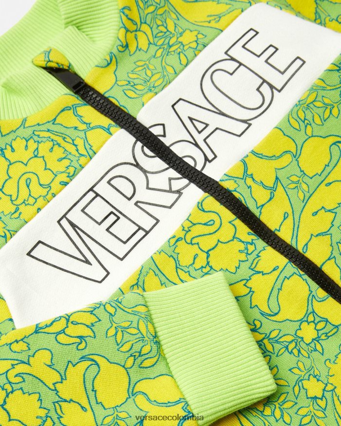 niños sudadera bebé silueta barroca Versace imprimir 2RP40F1880 ropa