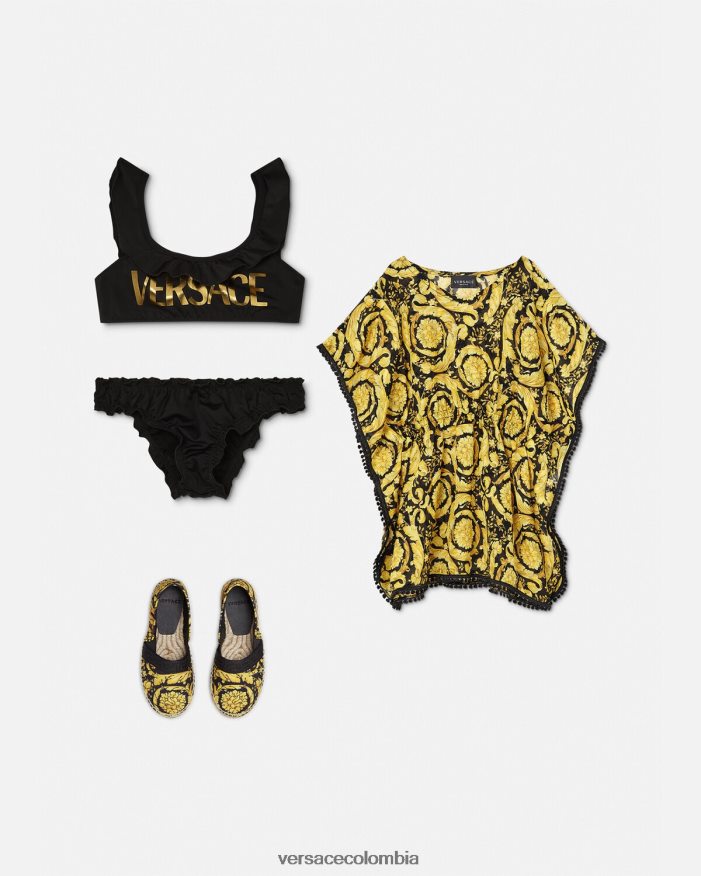 niños pareo de traje de baño barroco Versace imprimir 2RP40F1986 ropa