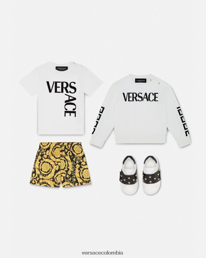 niños shorts de baño para bebé barroco Versace imprimir 2RP40F1885 ropa