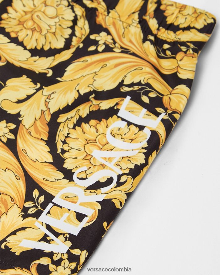 niños shorts de baño para bebé barroco Versace imprimir 2RP40F1886 ropa