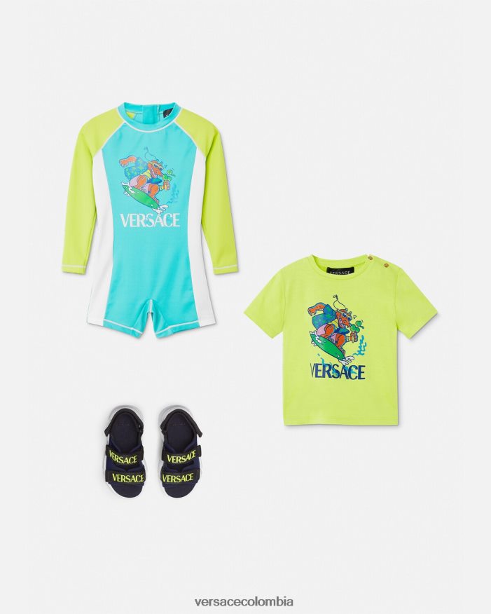 niños traje de neopreno para bebé con protección solar Versace multicolor 2RP40F1926 ropa