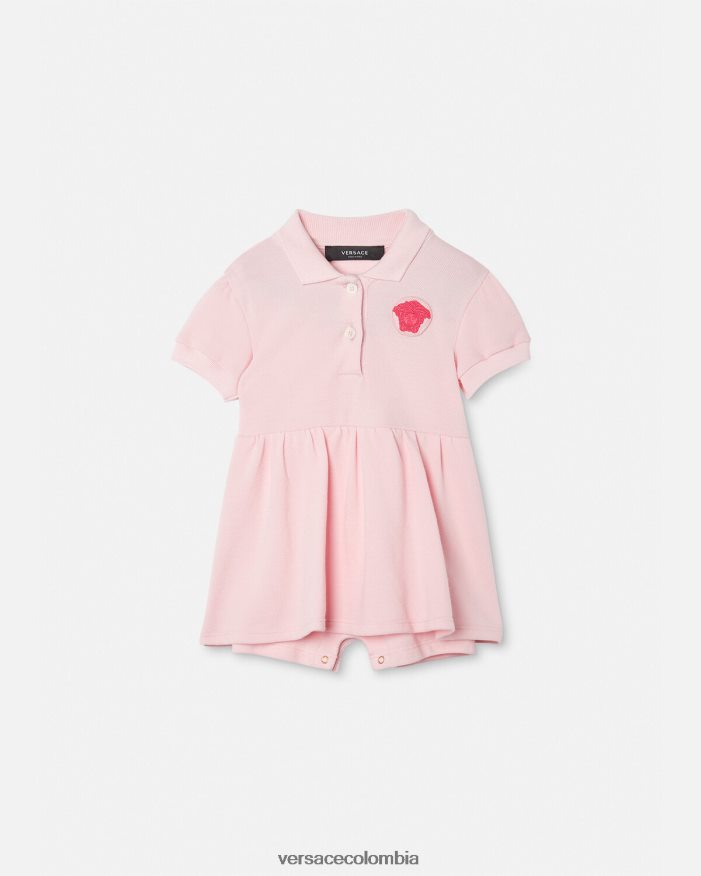 niños vestido de bebé con medusa Versace Rosa claro 2RP40F1834 ropa