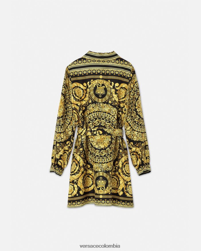 niños vestido de seda barroco Versace imprimir 2RP40F1955 ropa