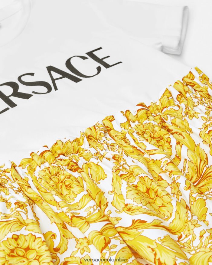 niños vestido estilo camiseta barroco Versace imprimir 2RP40F1984 ropa