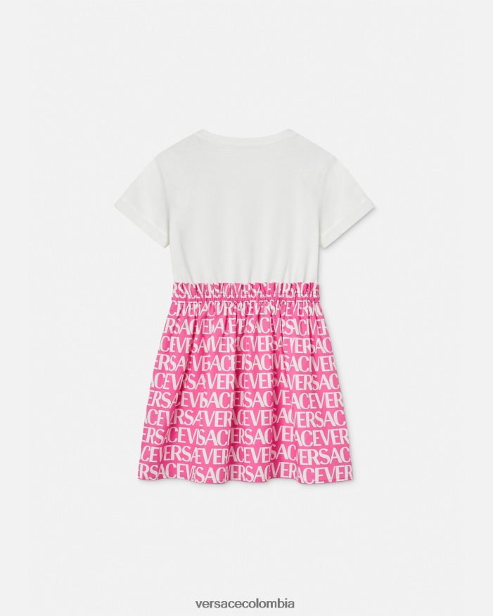 niños vestido por toda la prenda Versace blanco y rosa 2RP40F1980 ropa
