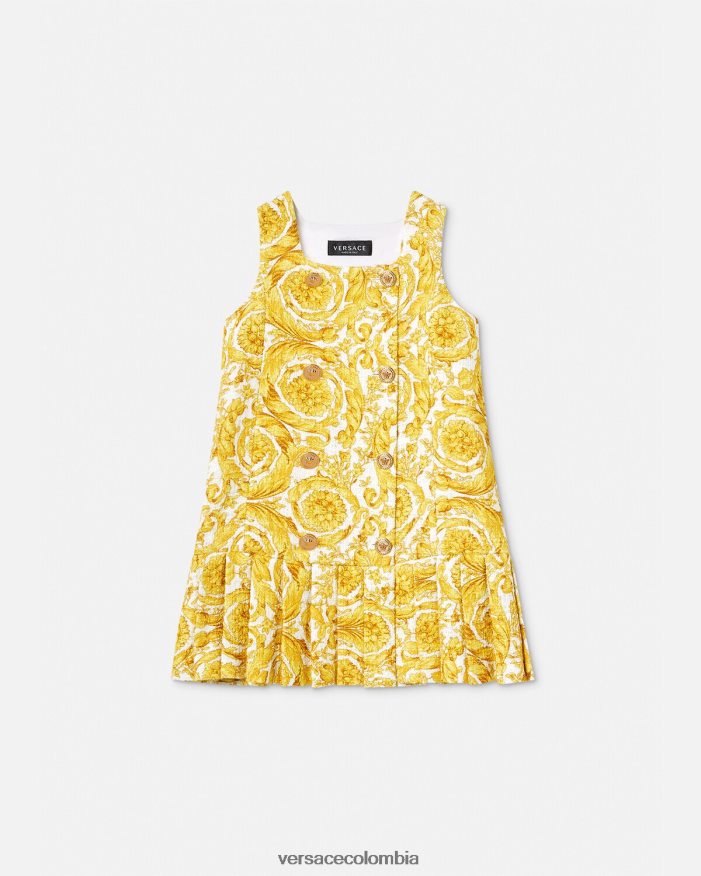 niños vestido recto con medusa barroco Versace imprimir 2RP40F1981 ropa