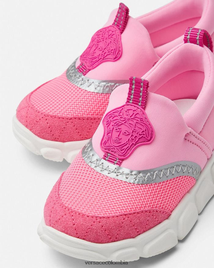 niños zapatillas con medusa para bebé Versace rosa 2RP40F1878 zapato