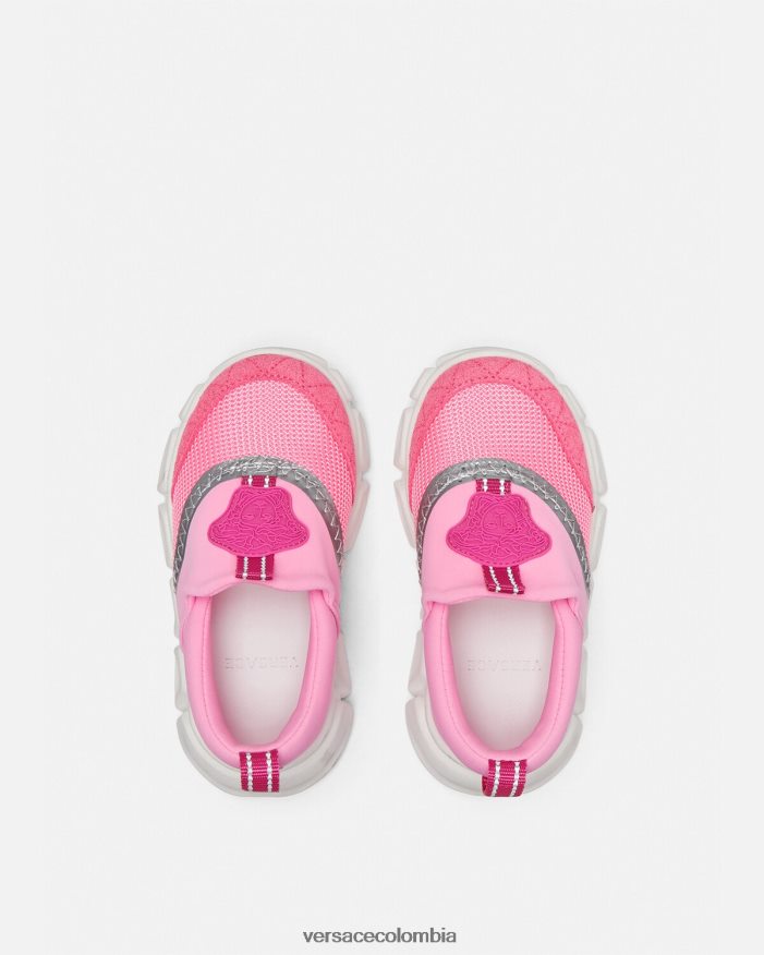niños zapatillas con medusa para bebé Versace rosa 2RP40F1878 zapato